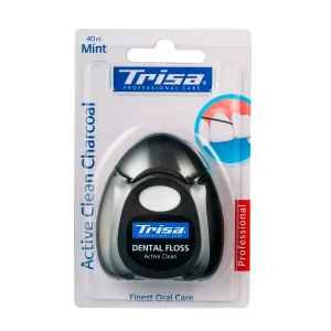 Trisa Active Clean Charcoal Dental Floss